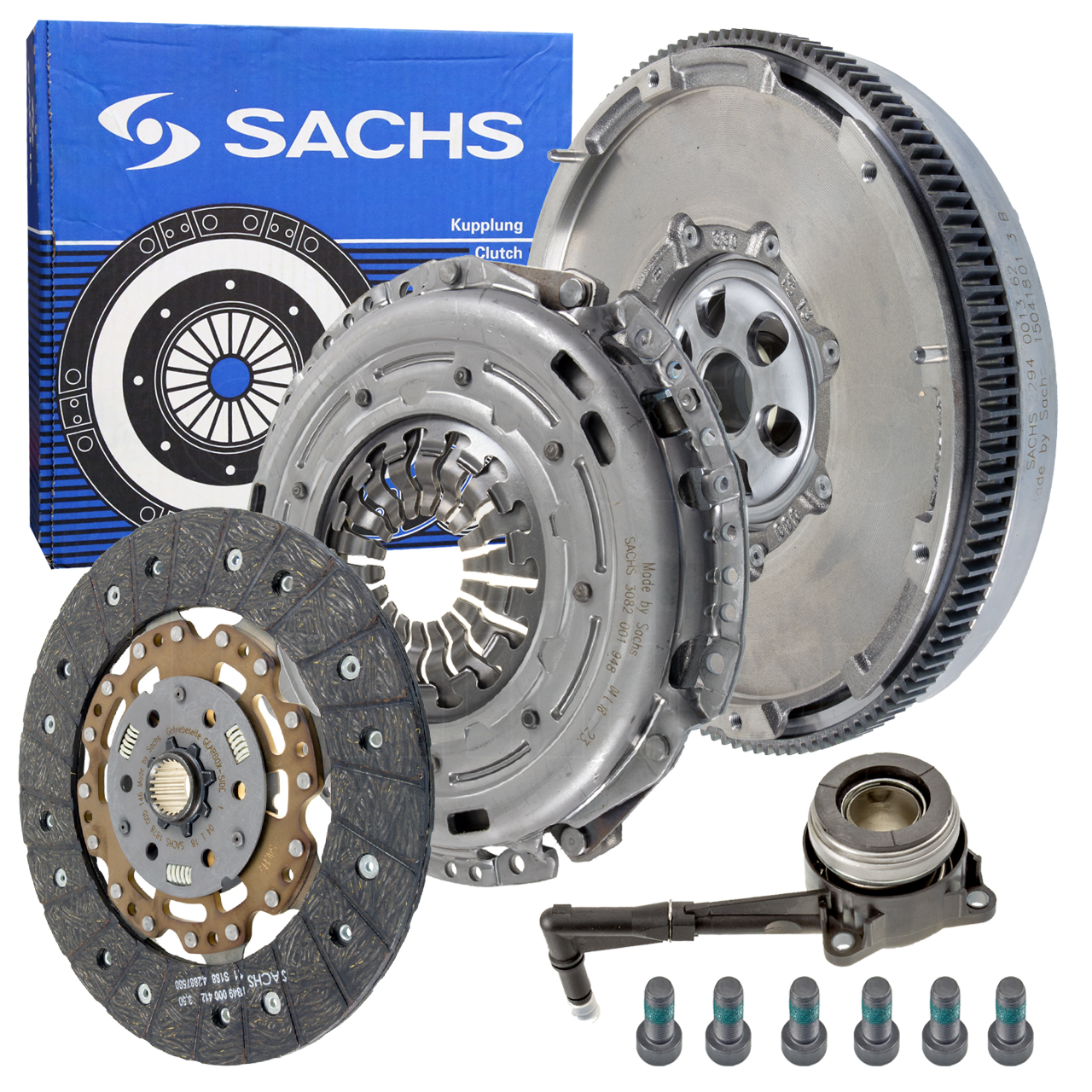 SACHS Kupplung Satz ZM Schwungrad für VW Caddy Eos Golf Passat Sharan