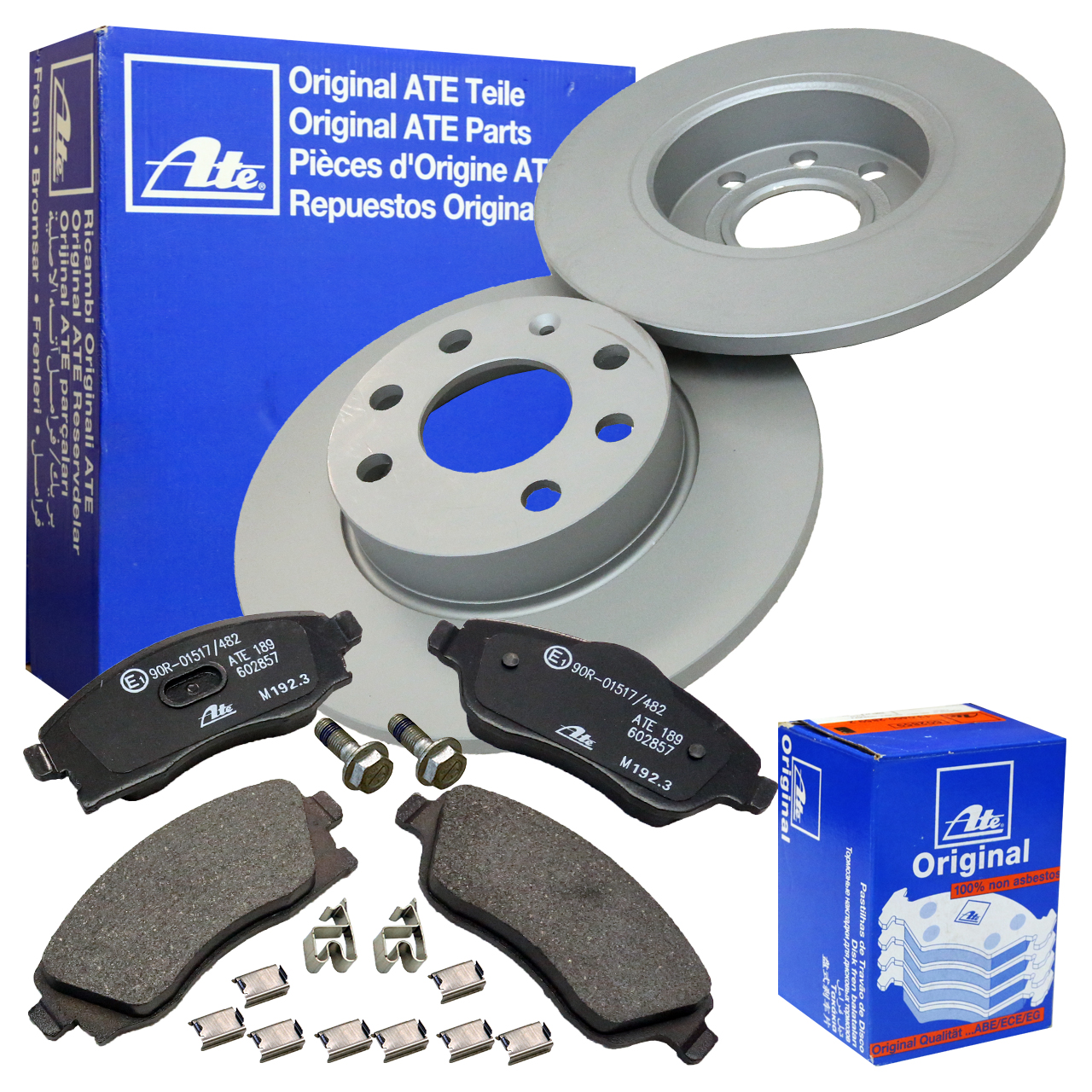 Bremsscheiben voll Ø236 Bremsbeläge Bremsklötze vorne Opel Corsa B 1.0-1.7
